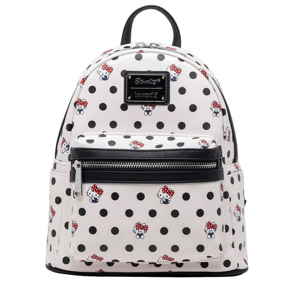 Hello Kitty Polka Dot PU Mini Backpack