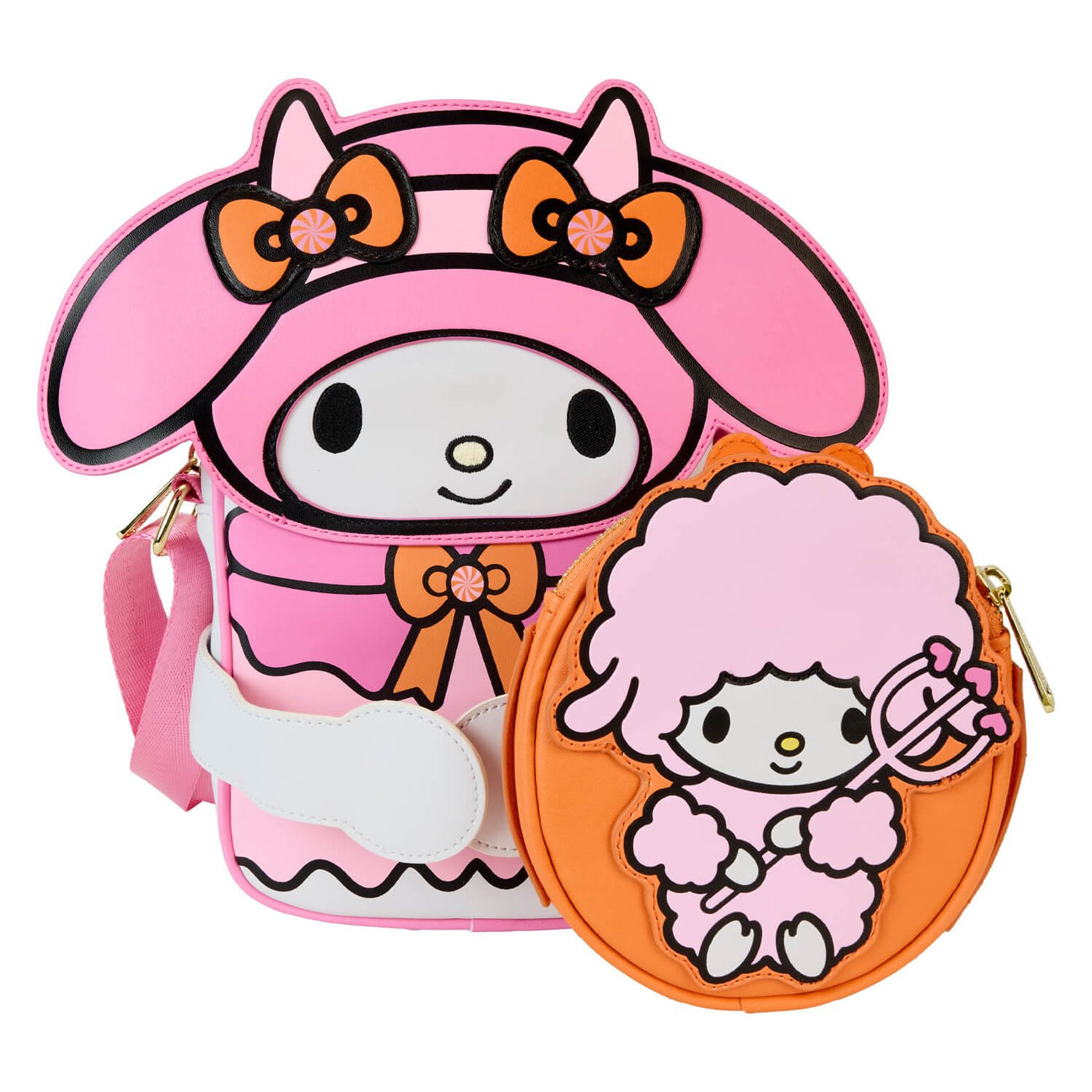 Loungefly Sanrio My Melody Devil Crossbuddy Bag - detachable