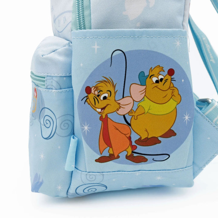 WondaPop Disney Cinderella 13" Nylon Mini Backpack - Side 1