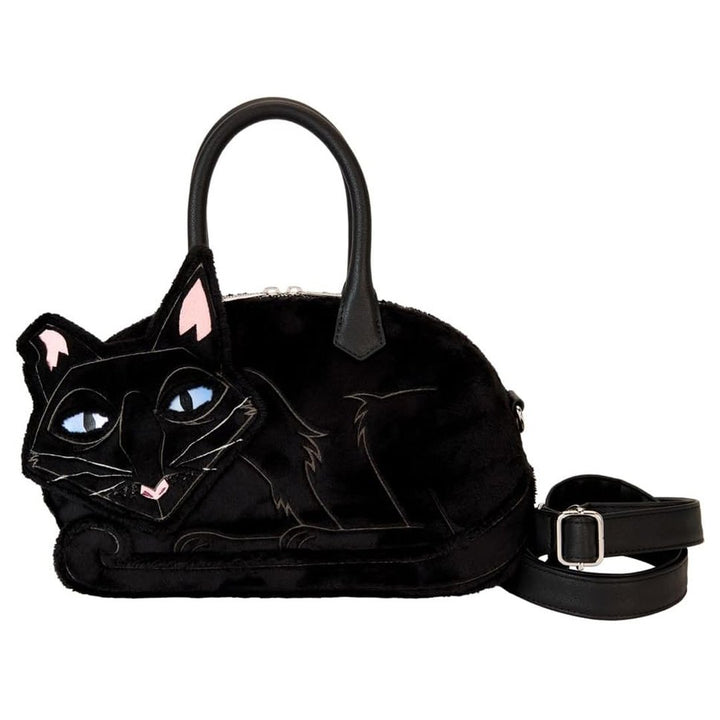 Coraline Black and Yellow Crossbody Bag Coraline Plush Crossbody Bag - Spirithalloween.com main image 3
