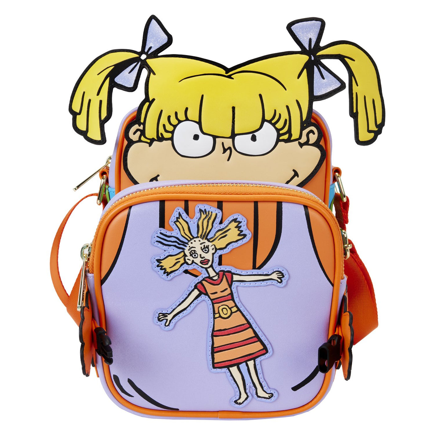 Loungefly Nickelodeon Rugrats Angelica Cosplay Crossbuddy - Front Feature
