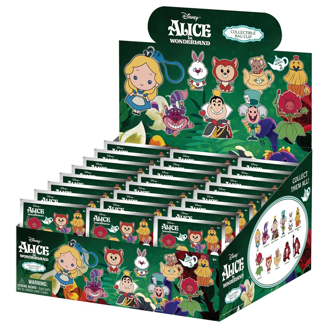 Disney Alice in Wonderland 3D Foam Bag Clip Series 2 Blind Bag