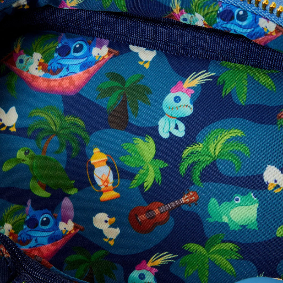 Loungefly Disney Lilo &amp; Stitch Camping Crossbuddy Bag