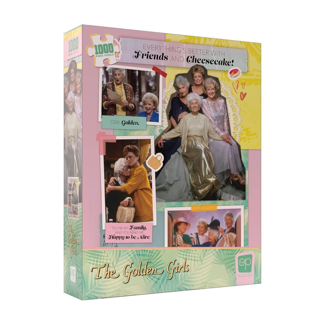 USAopoly Golden Girls Everything's Better with Friends 1000 Piece Puzzle 