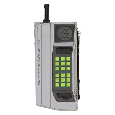 Loungefly Universal Saved By The Bell Zack Morris Retro Cell Phone Glow Large Card Holder