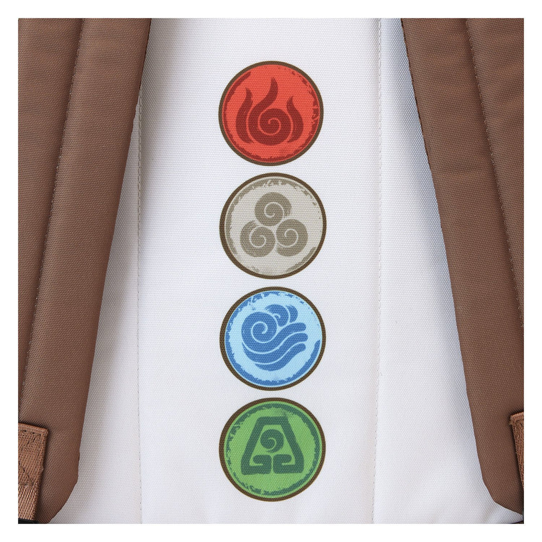 Loungefly Nickelodeon Avatar: The Last Airbender Bending Arts Nylon Full-Size Backpack