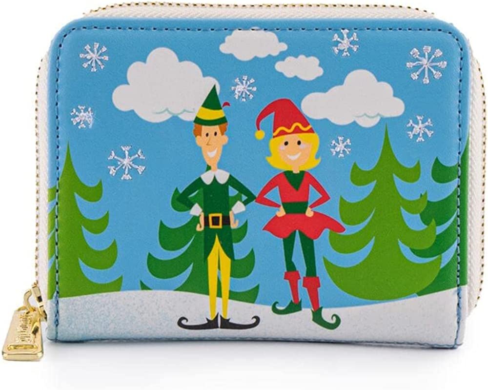 Loungefly Elf Buddy &amp; Friends Zip-Around Wallet