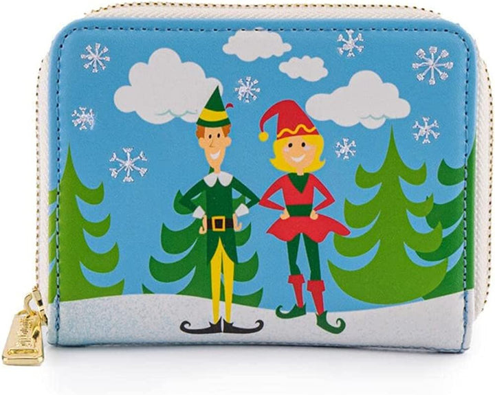 Loungefly Elf Buddy &amp; Friends Zip-Around Wallet