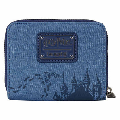 Loungefly Warner Bros Harry Potter Denim Tri-Fold Wallet