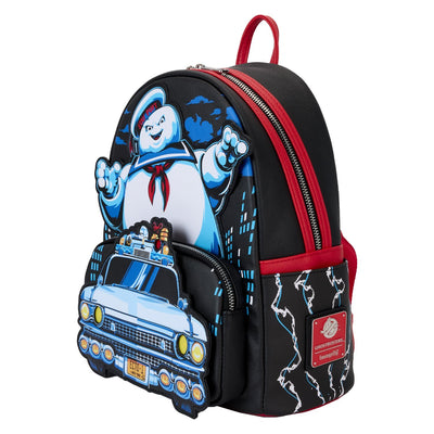 Loungefly Sony Ghostbusters Stay Puft Ecto-1 Light Up Mini Backpack