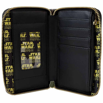 Loungefly Star Wars Episode Three Revenge of the Sith Scene Zip-Around Wallet