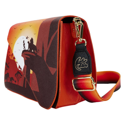WDTB3015 - Loungefly Disney Lion King 30th Anniversary Pride Rock Silhouette Crossbody - Side View