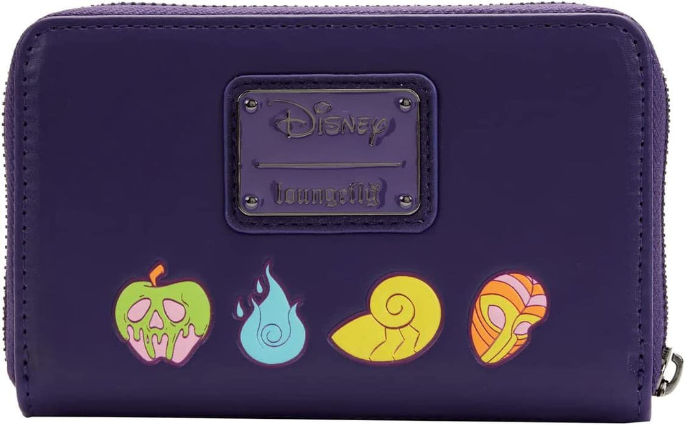 Loungefly Disney Villains In the Dark Zip-Around Wallet