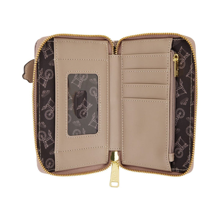 Loungefly Disney Sleeping Beauty Spinning Wheel Zip Around Wallet