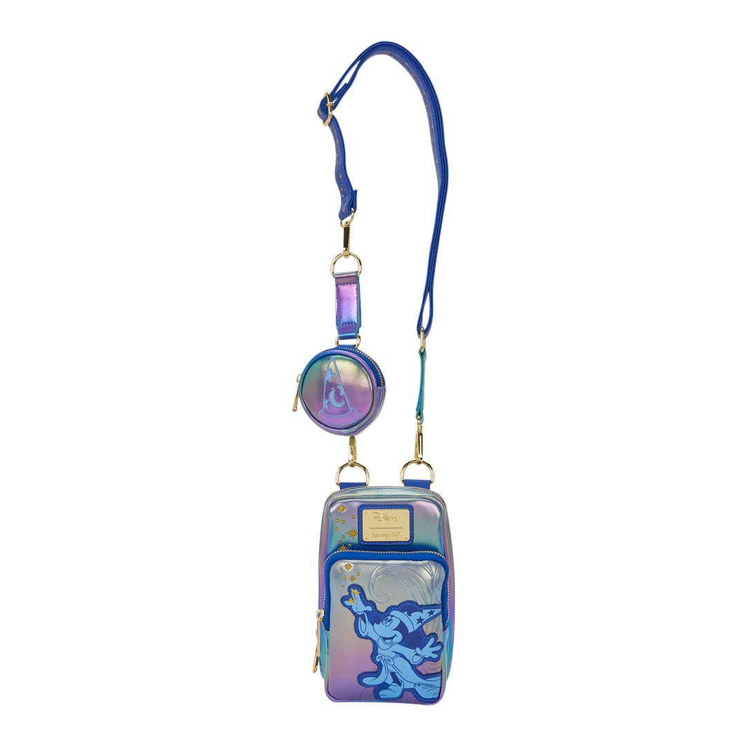 Loungefly Disney Fantasia Cell Phone Crossbody Bag with Coin Bag