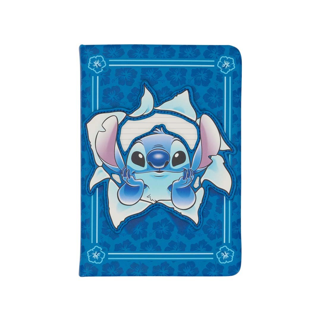 Loungefly Disney Stitch &amp; Scrump Refillable Stationery Journal