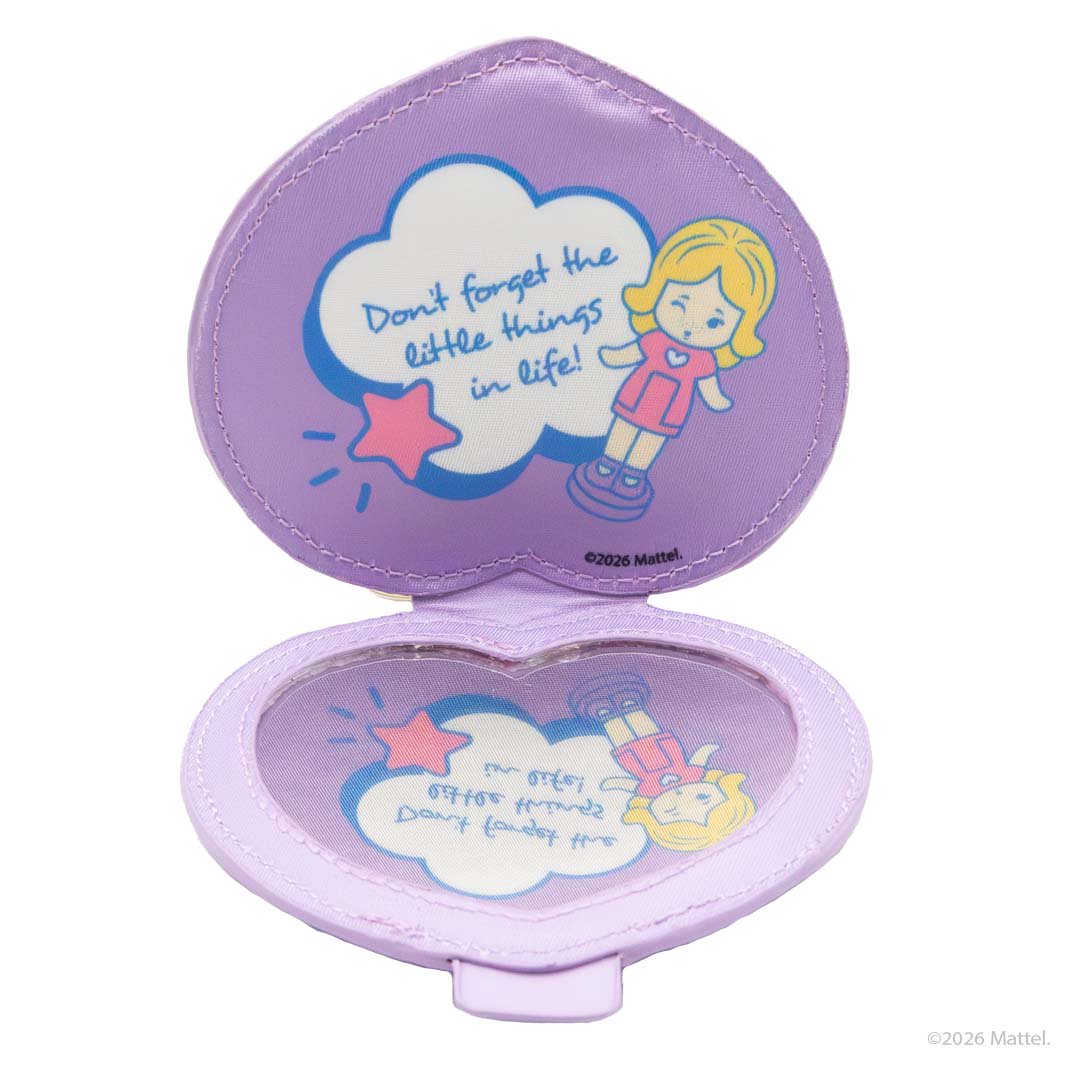 Whatever Makes You Happy Polly Pocket Mystery Box Mirror Compact Bag Charm