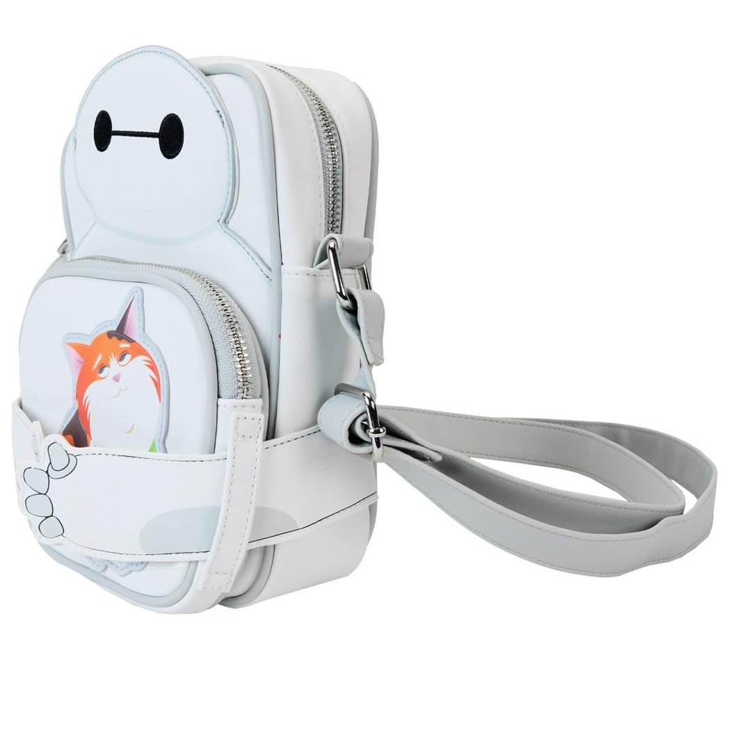 Loungefly Disney Big Hero 6 10th Anniversary Baymax &amp; Mochi Crossbuddies® Cosplay Crossbody Bag With Coin Bag