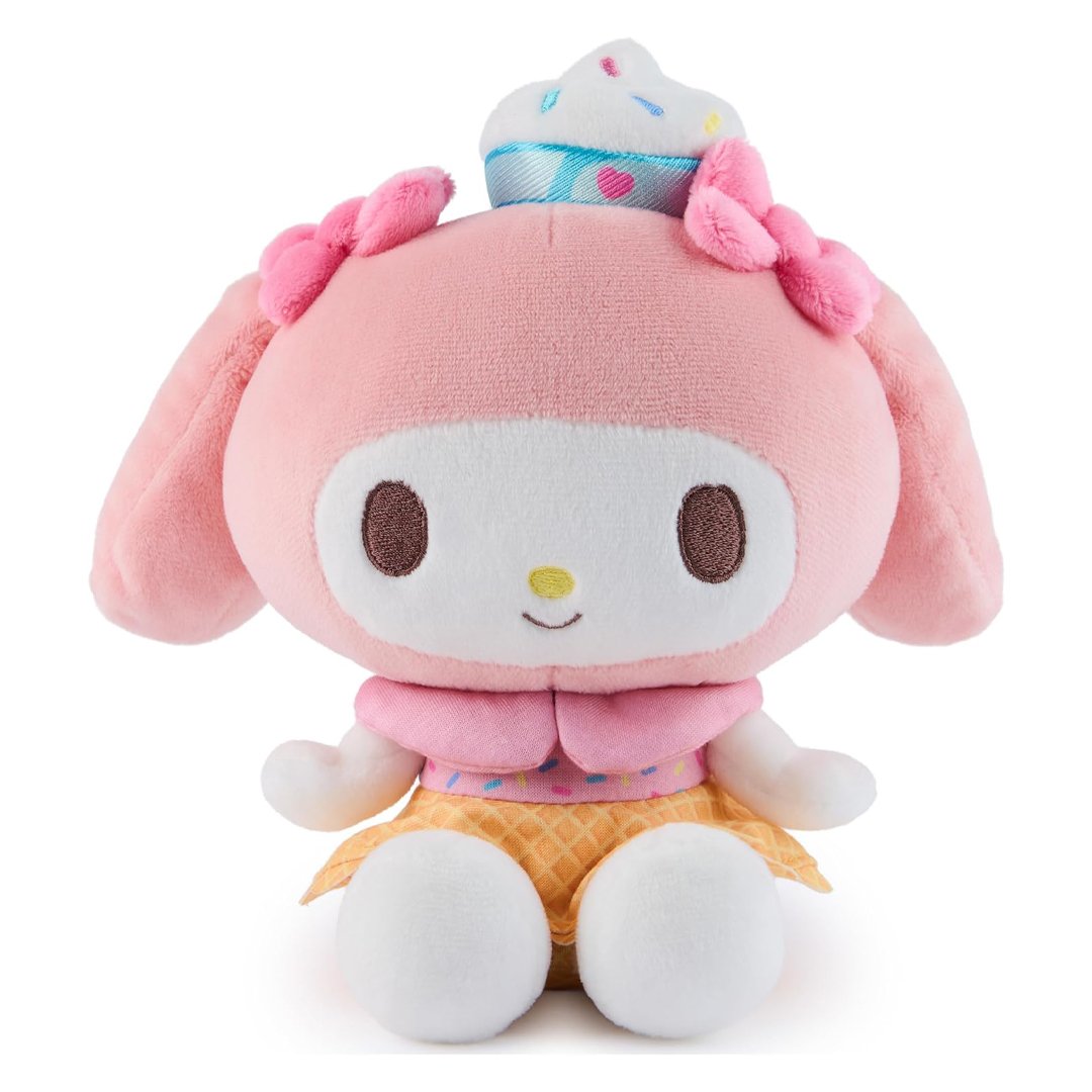 GUND Sanrio Hello Kitty and Friends My Melody Ice Cream 6" Plush Toy