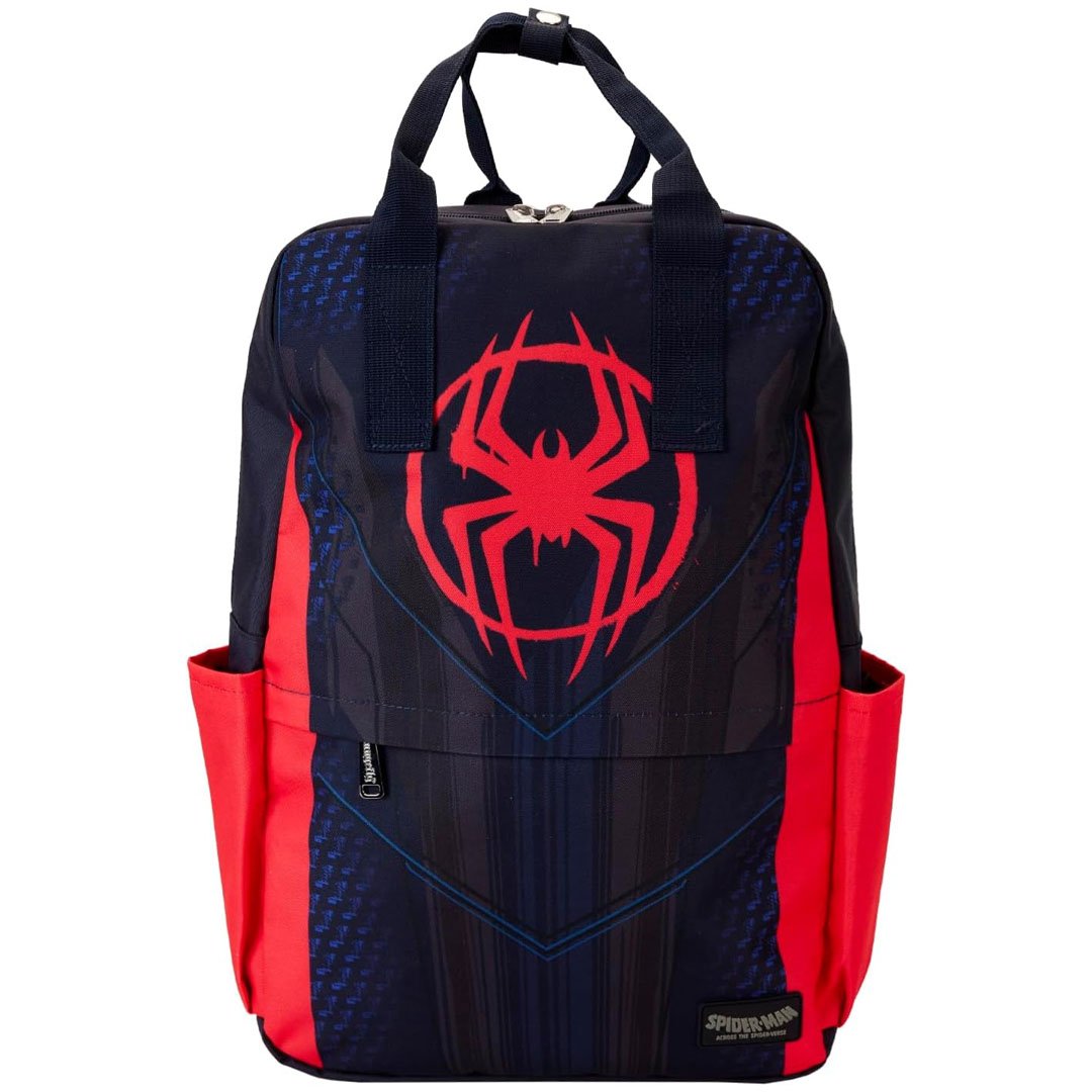 Loungefly Marvel Spiderverse Miles Morales Suit Full-Size Nylon Mini Backpack