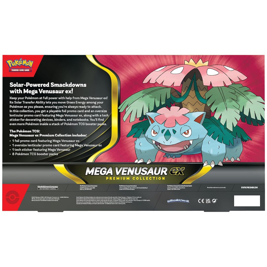 Pokémon Trading Card Game: Mega Venusaur ex Premium Collection Box