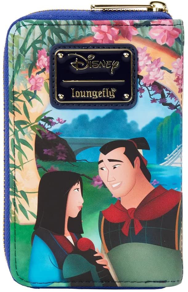 Loungefly Disney Mulan Castle Series Zip-Around Wallet