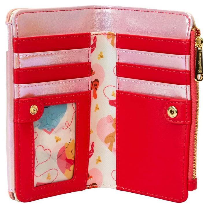 Loungefly Disney Winnie The Pooh &amp; Piglet Love Letter Bifold Wallet