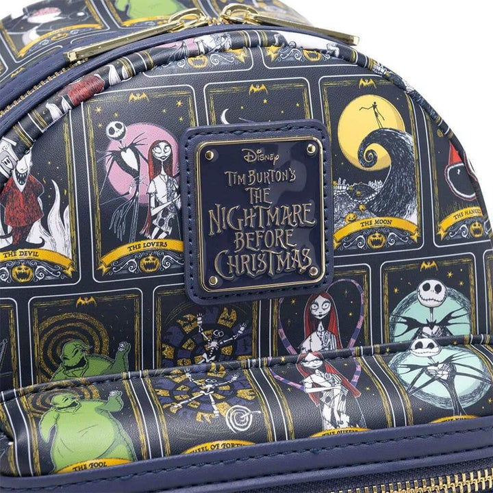 Loungefly Disney Nightmare Before Christmas Allover Print Tarot Mini Backpack - 707 Street Exclusive