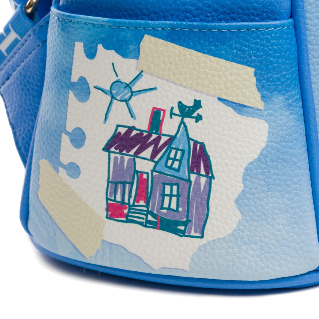 WondaPop Disney Pixar UP Carl and Ellie 11" Mini Backpack - Side Pocket 1