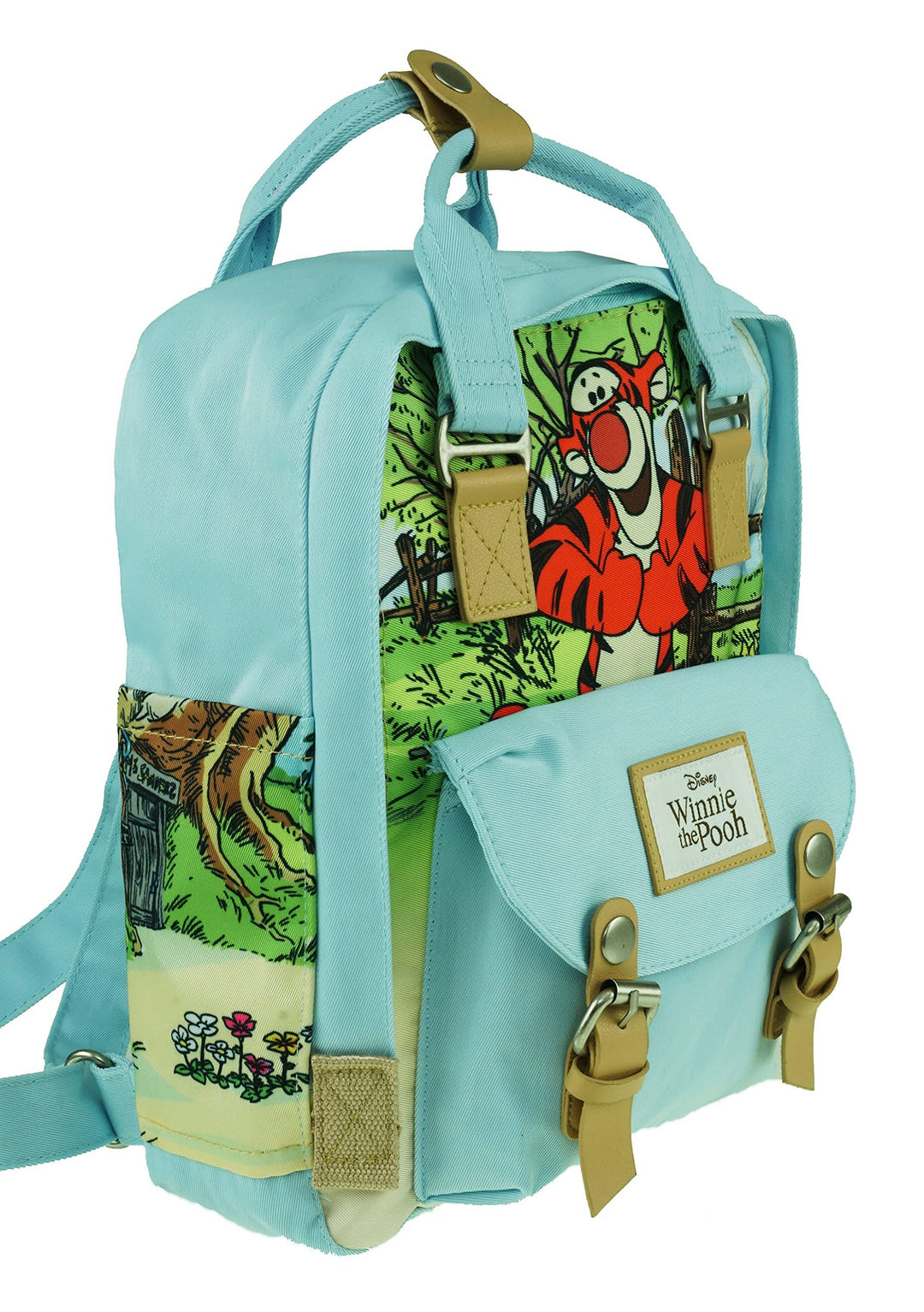 KBNL Disney Tigger 12" Nylon Mini Backpack - Angle