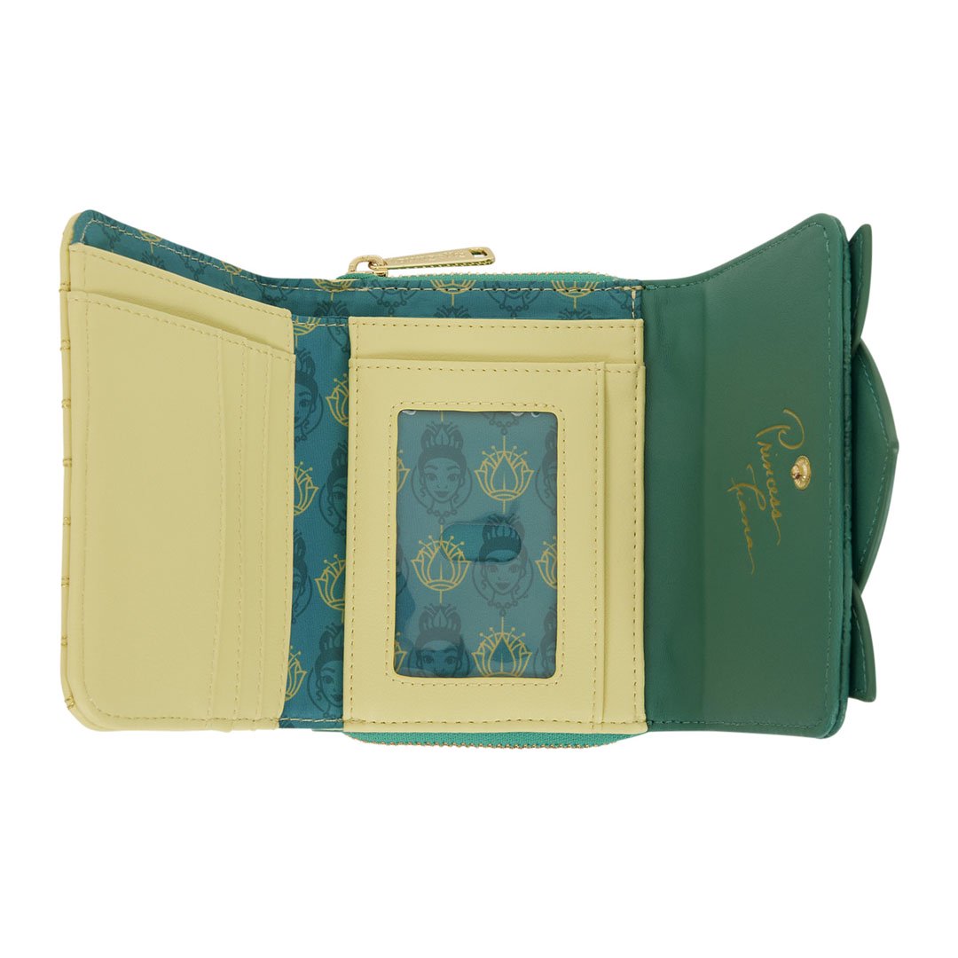 Loungefly Disney Princess and the Frog Princess Tiana Trifold Wallet
