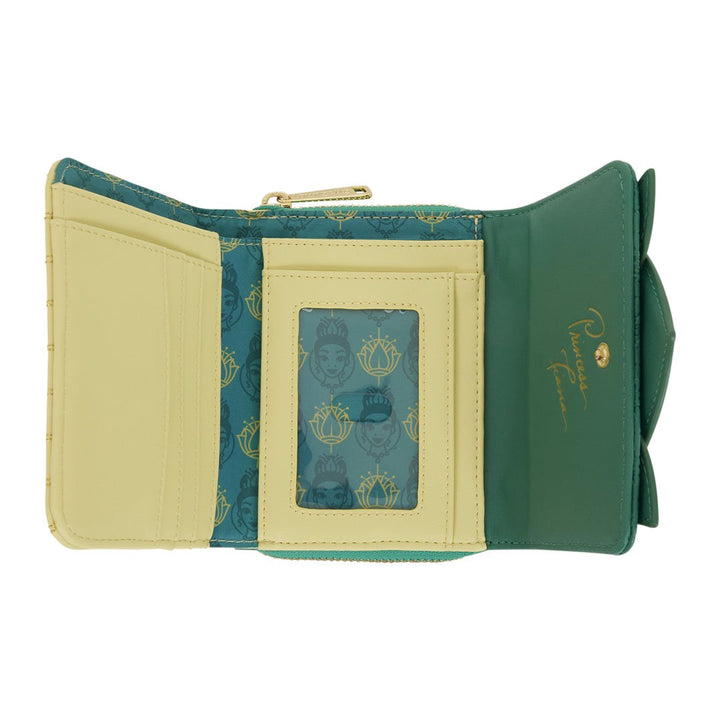 Loungefly Disney Princess and the Frog Princess Tiana Trifold Wallet
