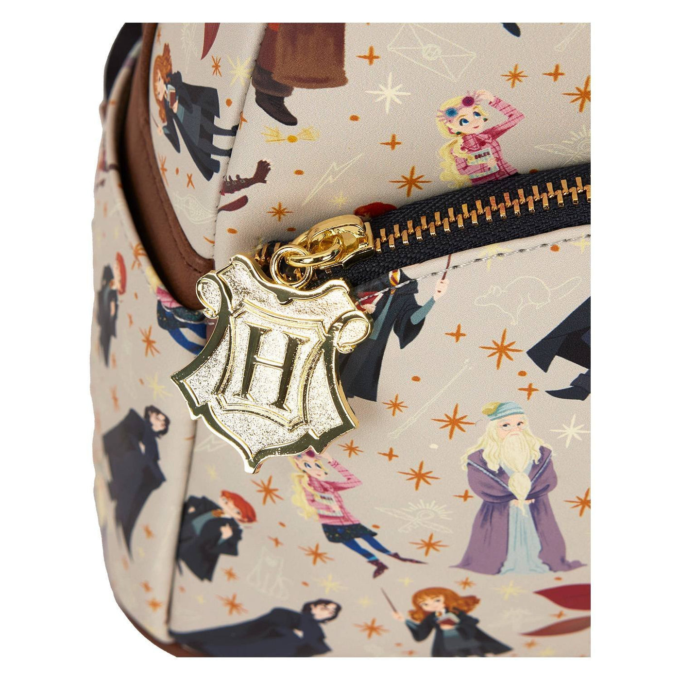 Loungefly Warner Brothers Harry Potter Hogwarts All-Over Print Mini Backpack