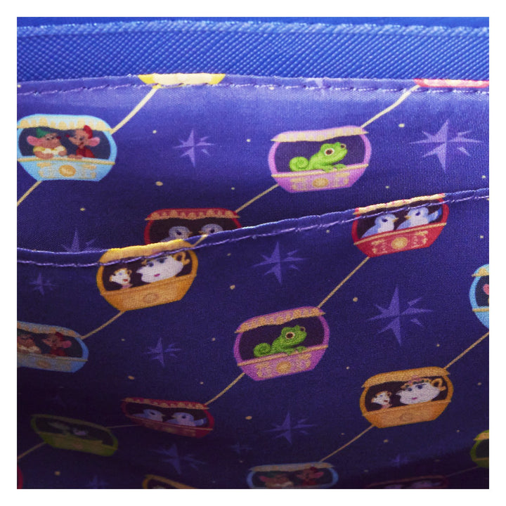 Loungefly Disney Princess Carousel All-Over Print Drawstring Mini Backpack