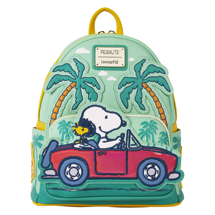 Loungefly Peanuts Snoopy &amp; Woodstock Road Trip Mini Backpack