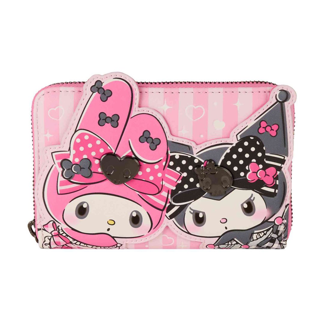 Loungefly Sanrio My Melody &amp; Kuromi Zip Around Wallet