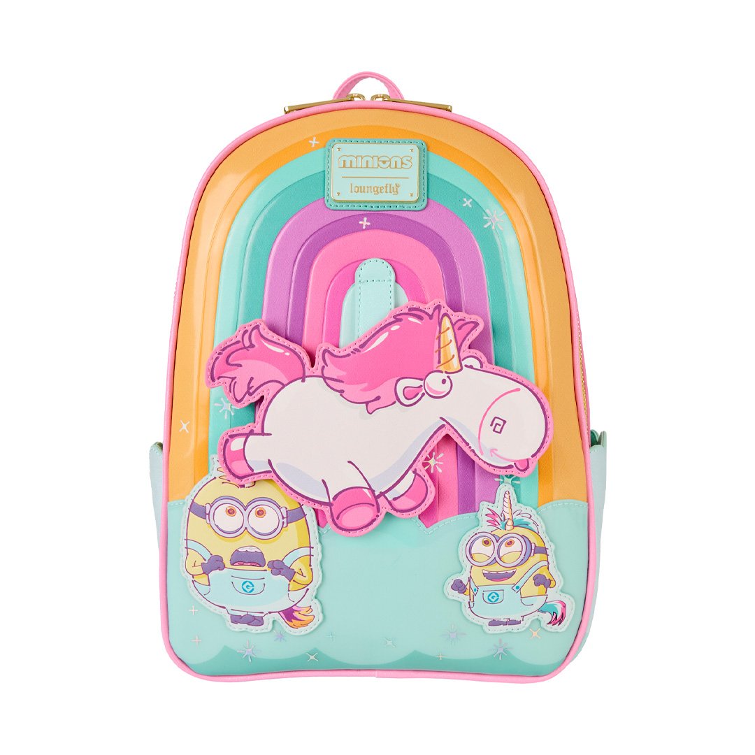 Loungefly Universal Minions Fluffy Unicorn Mini Backpack  display picture 1