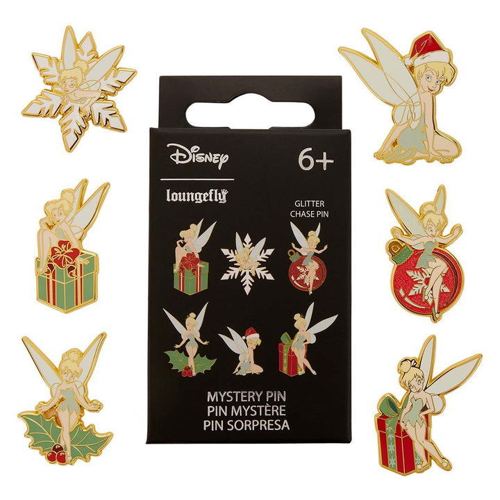 Loungefly Disney Peter Pan Tinker Bell Holiday Mystery Box Pin