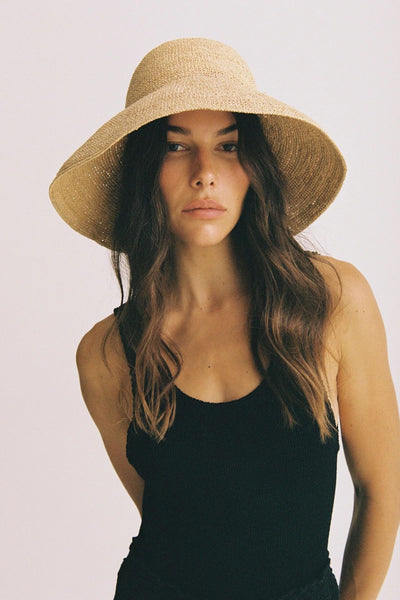 Lack of Color Women's The Inca Sunhat Domed Down Crocheted Raffia Sun Hat