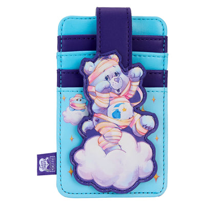 Loungefly Care Bears x Universal Monsters Bedtime Bear Mummy Card Holder - front