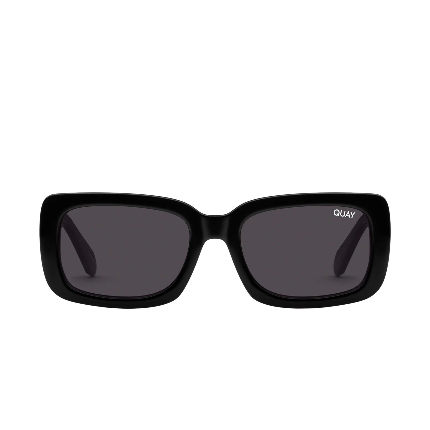 Quay Australia Yada Yada Thick Frame Rectangular Sunglasses - Front