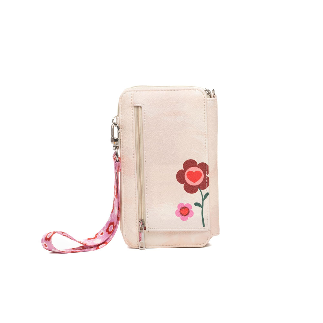 Wondapop Disney Minnie Mouse Crossbody Cell Phone Wallet Wristlet