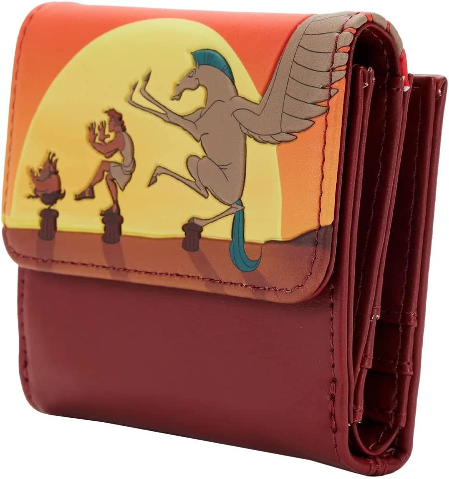 Loungefly Disney Hercules 25th Anniversary Sunset Flap Wallet