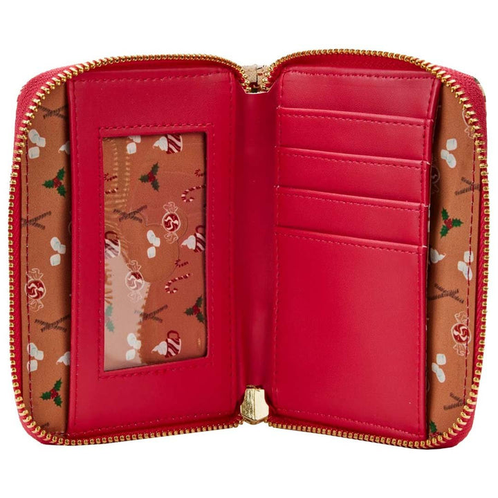 Loungefly Disney Hot Cocoa Mugs Allover Print Zip-Around Wallet