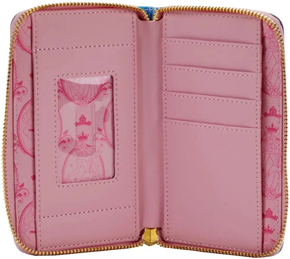 Loungefly Disney Sleeping Beauty Princess Scene Zip-Around Wallet