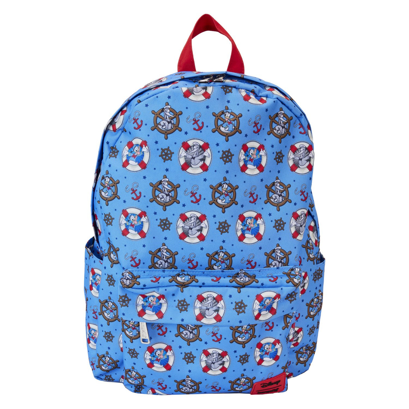 WDBK3643 - Loungefly Disney Donald Duck 90th Anniversary Nylon Backpack - Front