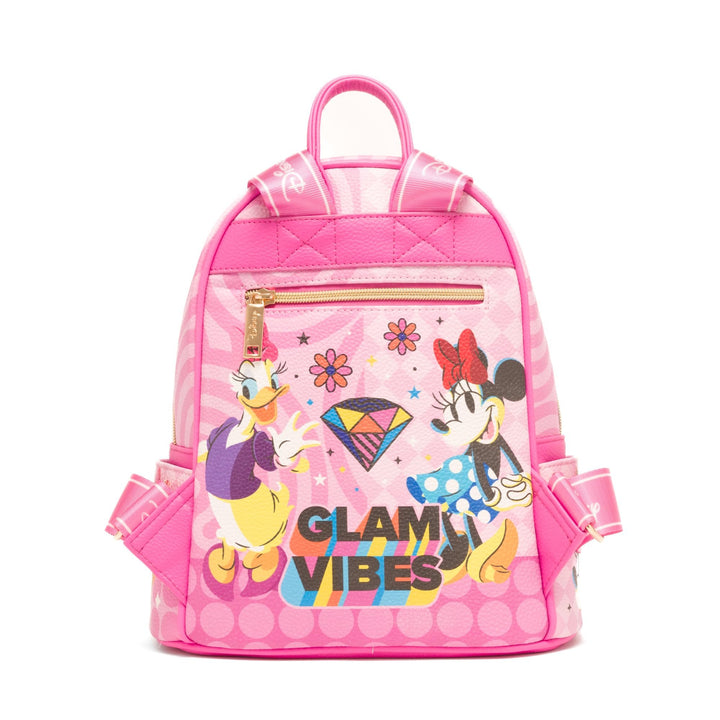 WondaPop Disney Minnie Mouse Glam Vibes 11" Vegan Leather Mini Backpack - Back
