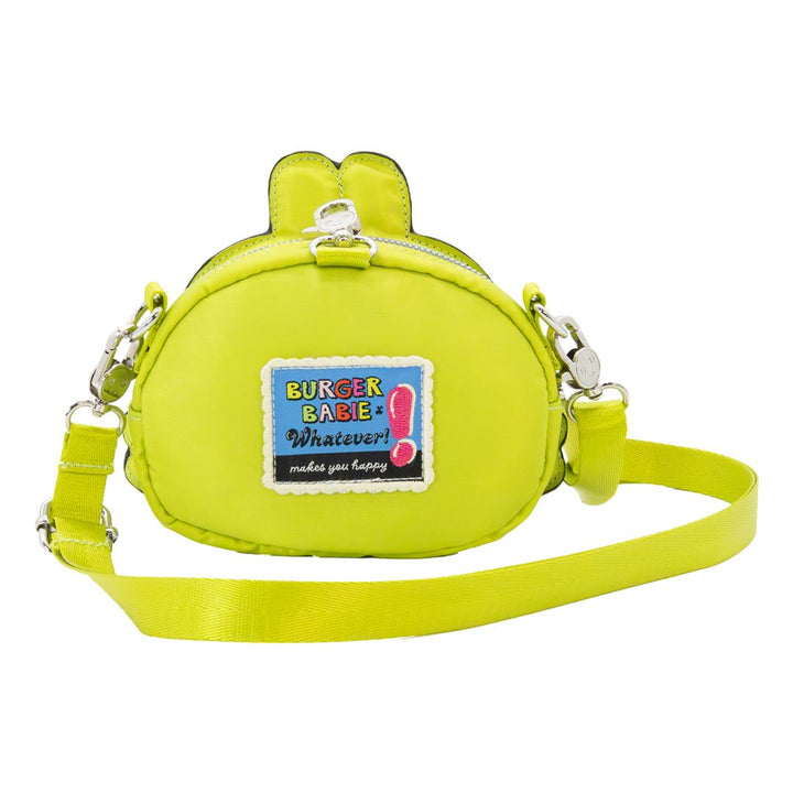 Whatever Makes You Happy Burger Babie Padded Nylon Crossbody with Strap