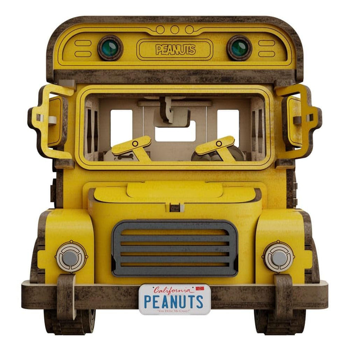 Snoopy School Bus Wooden Kit