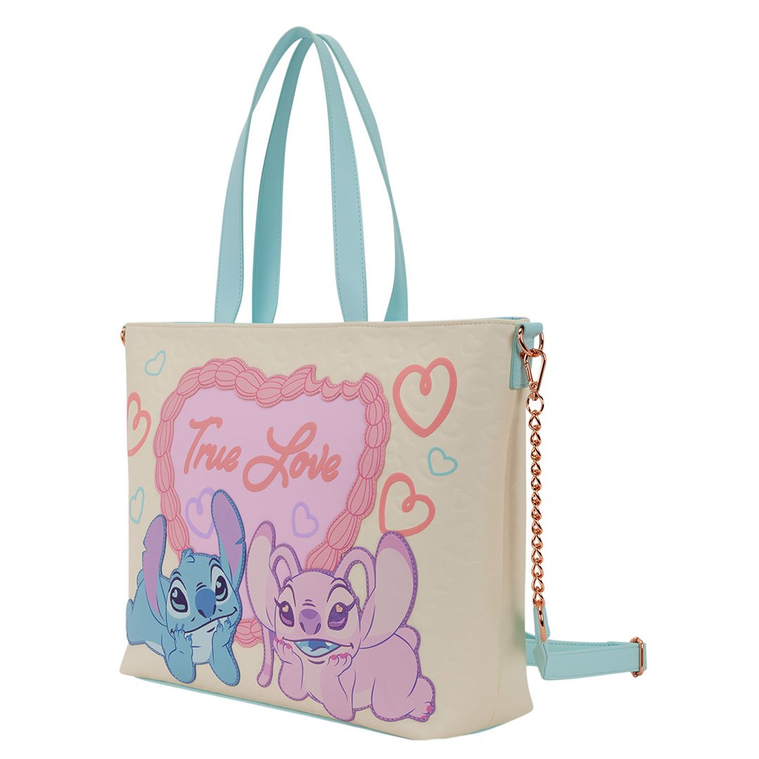 Loungefly Disney Lilo &amp; Stitch True Love Tote Bag